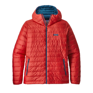 Parka Pluma Down Sweater Hoody Hombre Rojo