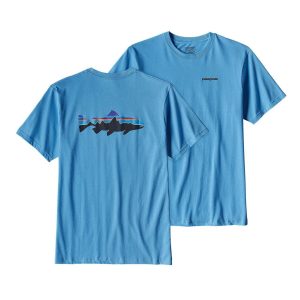 Polera Fitz Roy Trout Cotton Hombre Azul