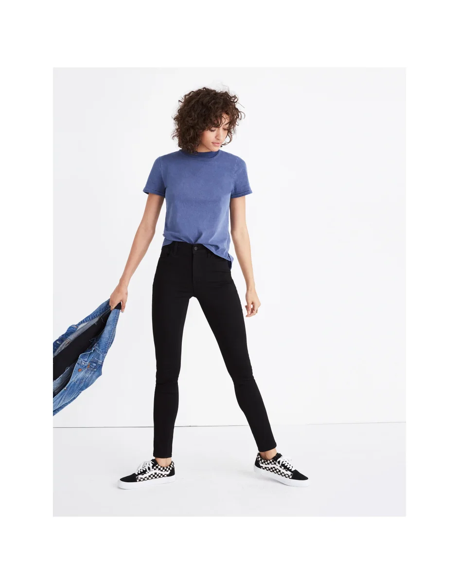 Madewell Roadtripper Bennett Black Skinny Jeans - Imagen 4
