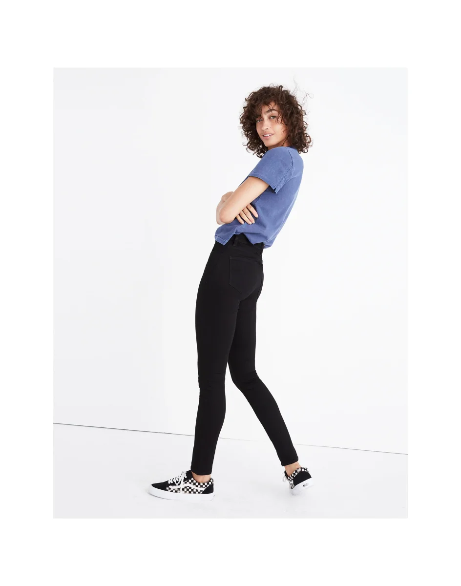 Madewell Roadtripper Bennett Black Skinny Jeans - Imagen 5