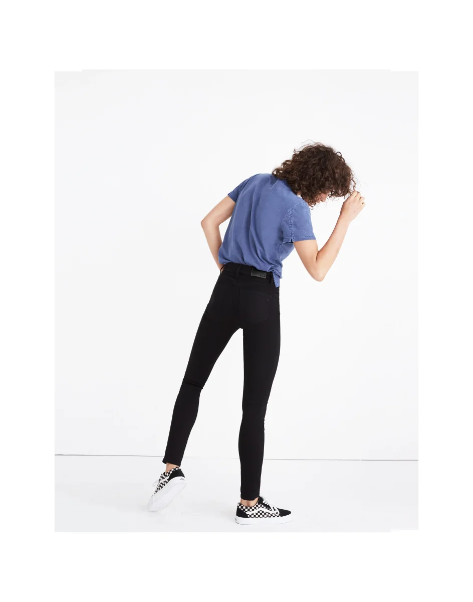 Madewell Roadtripper Bennett Black Skinny Jeans - Imagen 6