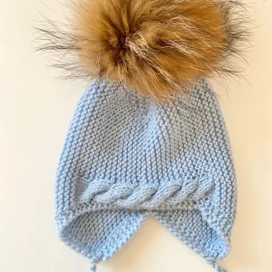Gorro aviador trenza