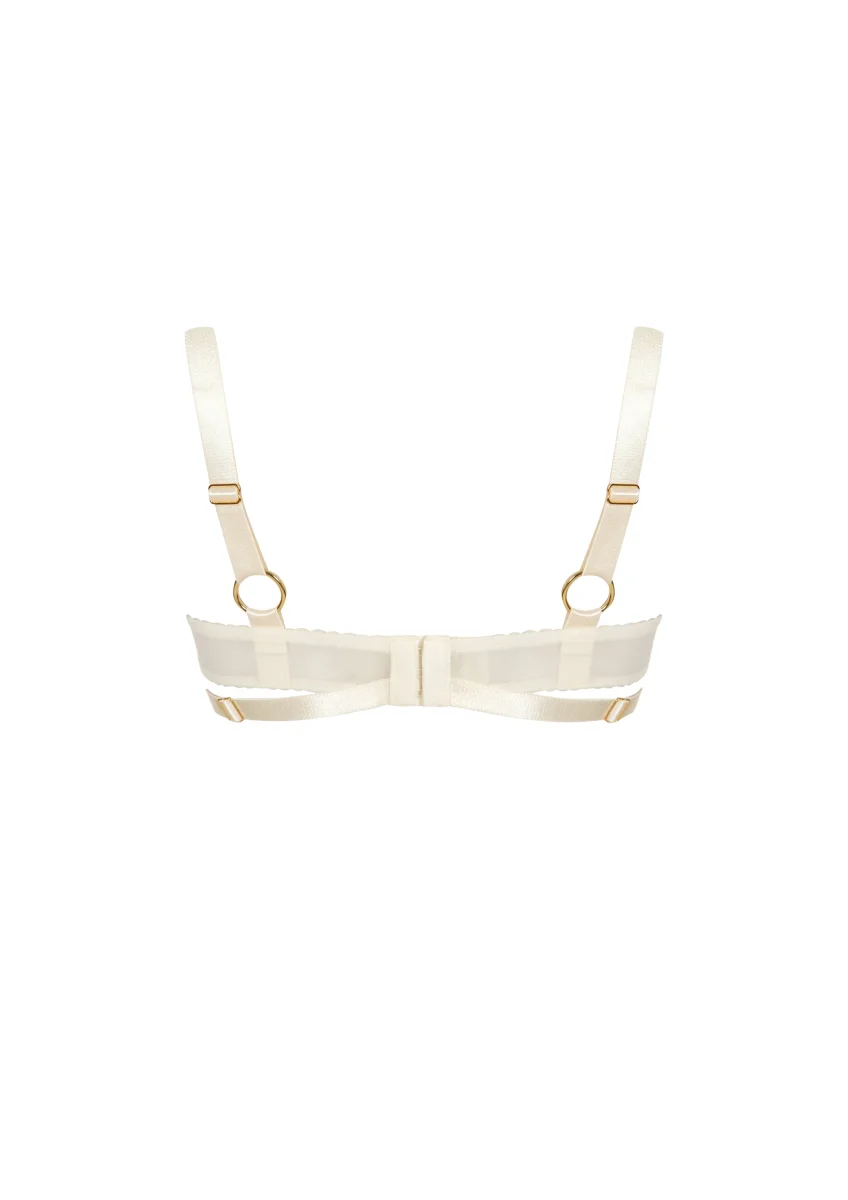 BORDELLE Signature Cream Wired Gia Shelf Bra - Imagen 3