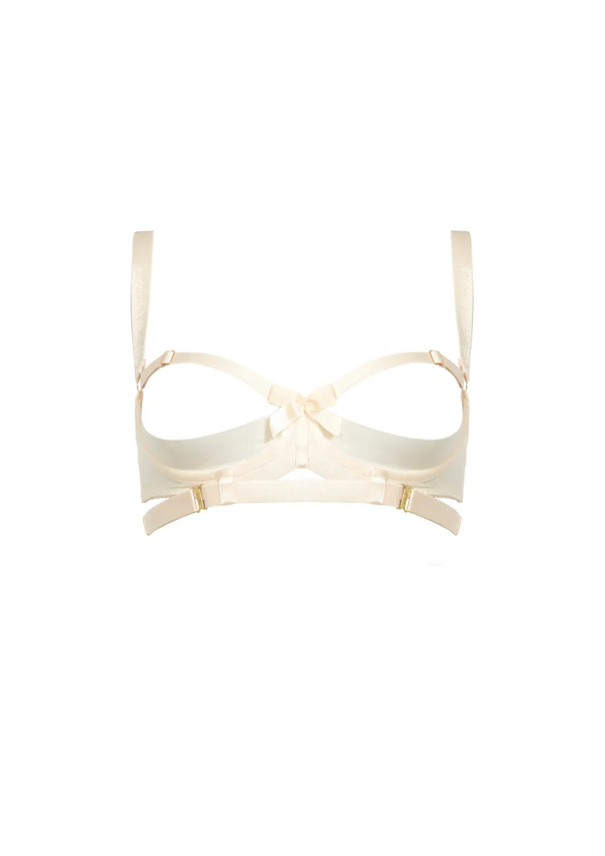 BORDELLE Signature Cream Wired Gia Shelf Bra - Imagen 2