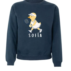Sudadera pato tenista (versión niño y niña)