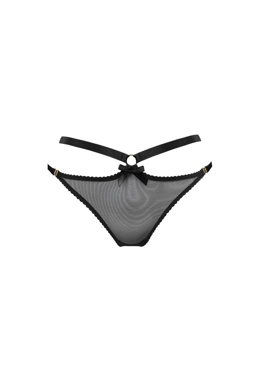 Bordelle Signature Black Harness Thong - Imagen 2