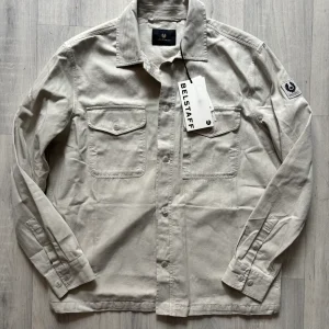 Belstaff Cotton Overshirt Jacket In Stone