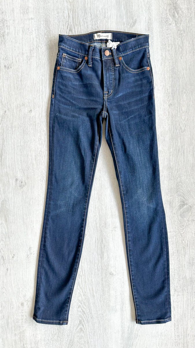 Madewell 9" High-Rise Skinny Denim Jeans in Larkspur Wash - Imagen 2