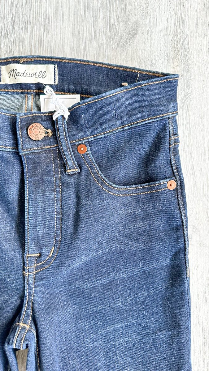 Madewell 9" High-Rise Skinny Denim Jeans in Larkspur Wash - Imagen 9