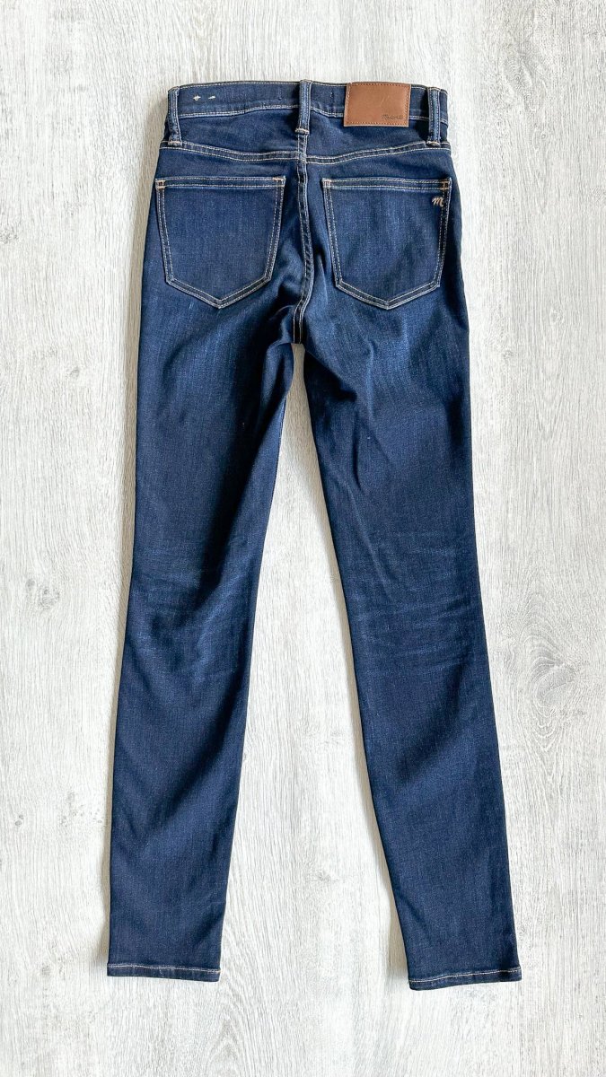 Madewell 9" High-Rise Skinny Denim Jeans in Larkspur Wash - Imagen 6