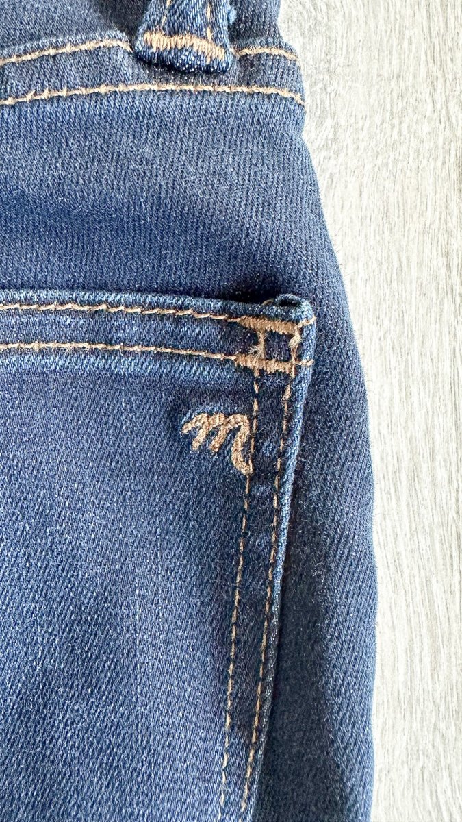 Madewell 9" High-Rise Skinny Denim Jeans in Larkspur Wash - Imagen 7