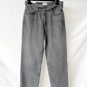 Agolde Echo Taper Leg Foldover Waist Denim Jeans