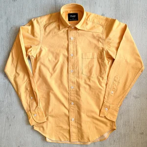 Drake's Oxford Cloth Button Down Shirt In Sunshine Yellow