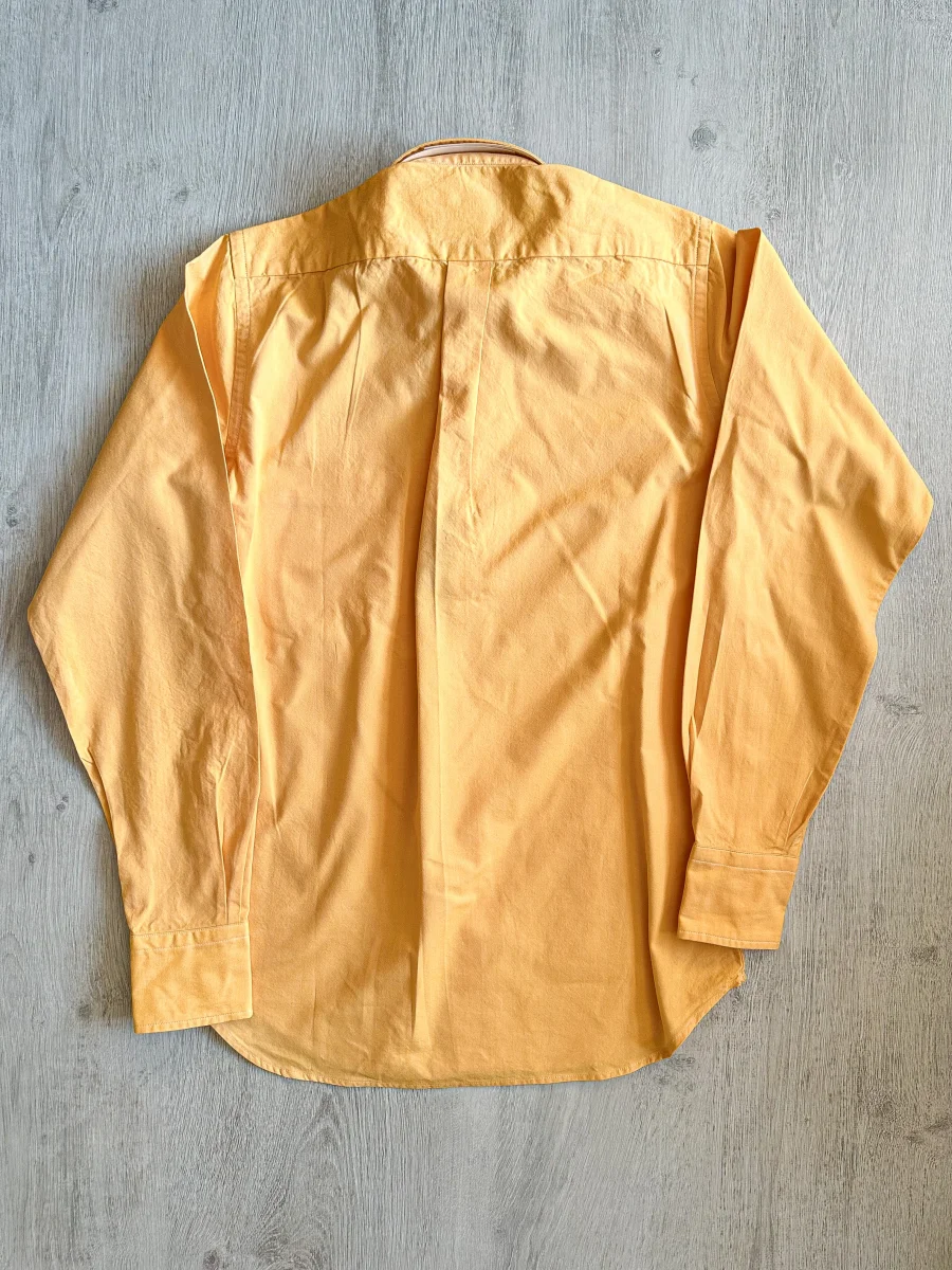 Drake's Oxford Cloth Button Down Shirt In Sunshine Yellow - Imagen 3