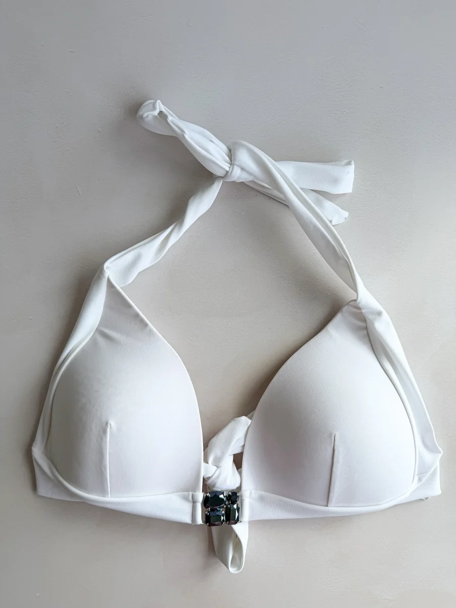 Pain De Sucre Poeiti White Bikini Top