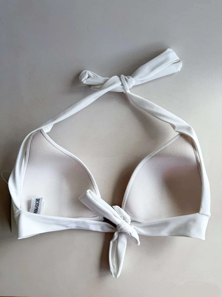 Pain De Sucre Poeiti White Bikini Top - Imagen 6