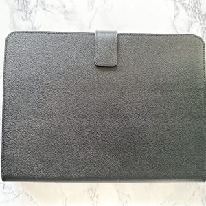 Smythson of Bond Street Black Leather Ipad Wallet Case