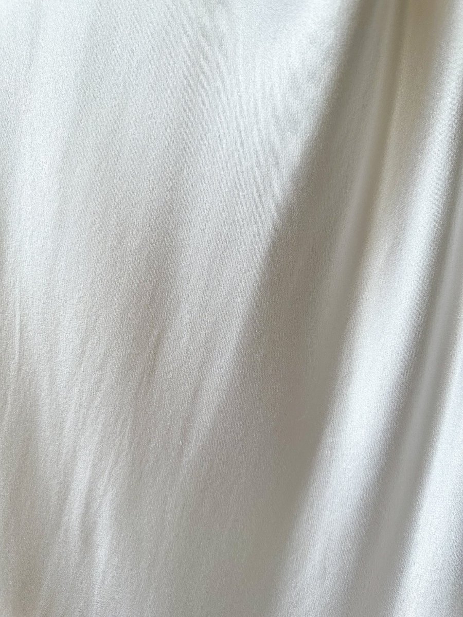 Galvan Bridal Ibiza White Satin One Shoulder Wedding Dress - Imagen 7