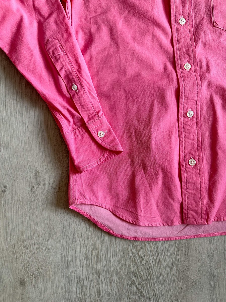 Drake's Pink Spread Collar Button Down Shirt - Imagen 5