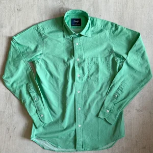 Drake's Oxford Cloth Button Down Shirt In Green