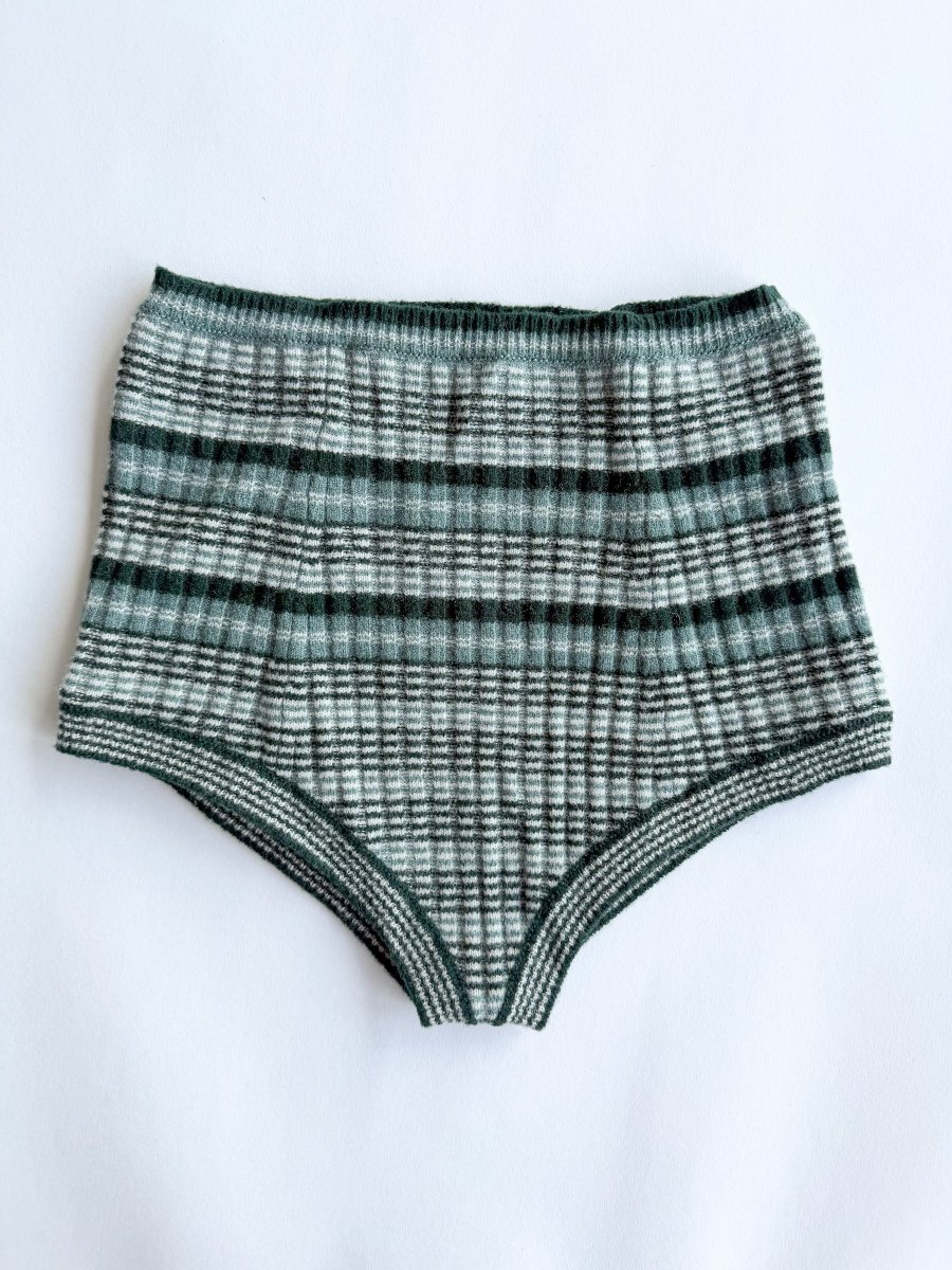 Maison Margiela Striped Knitted Micro Mini Shorts