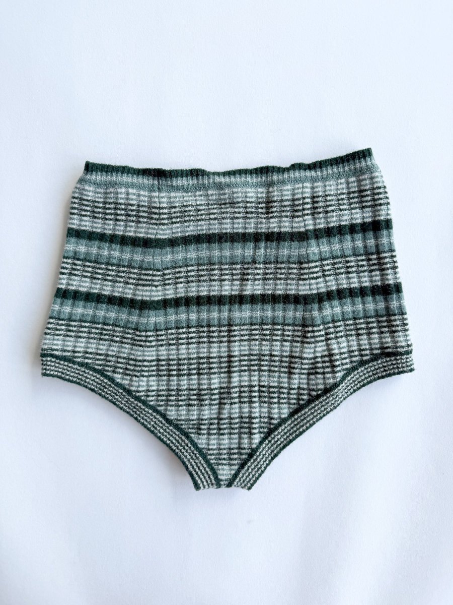 Maison Margiela Striped Knitted Micro Mini Shorts - Imagen 4
