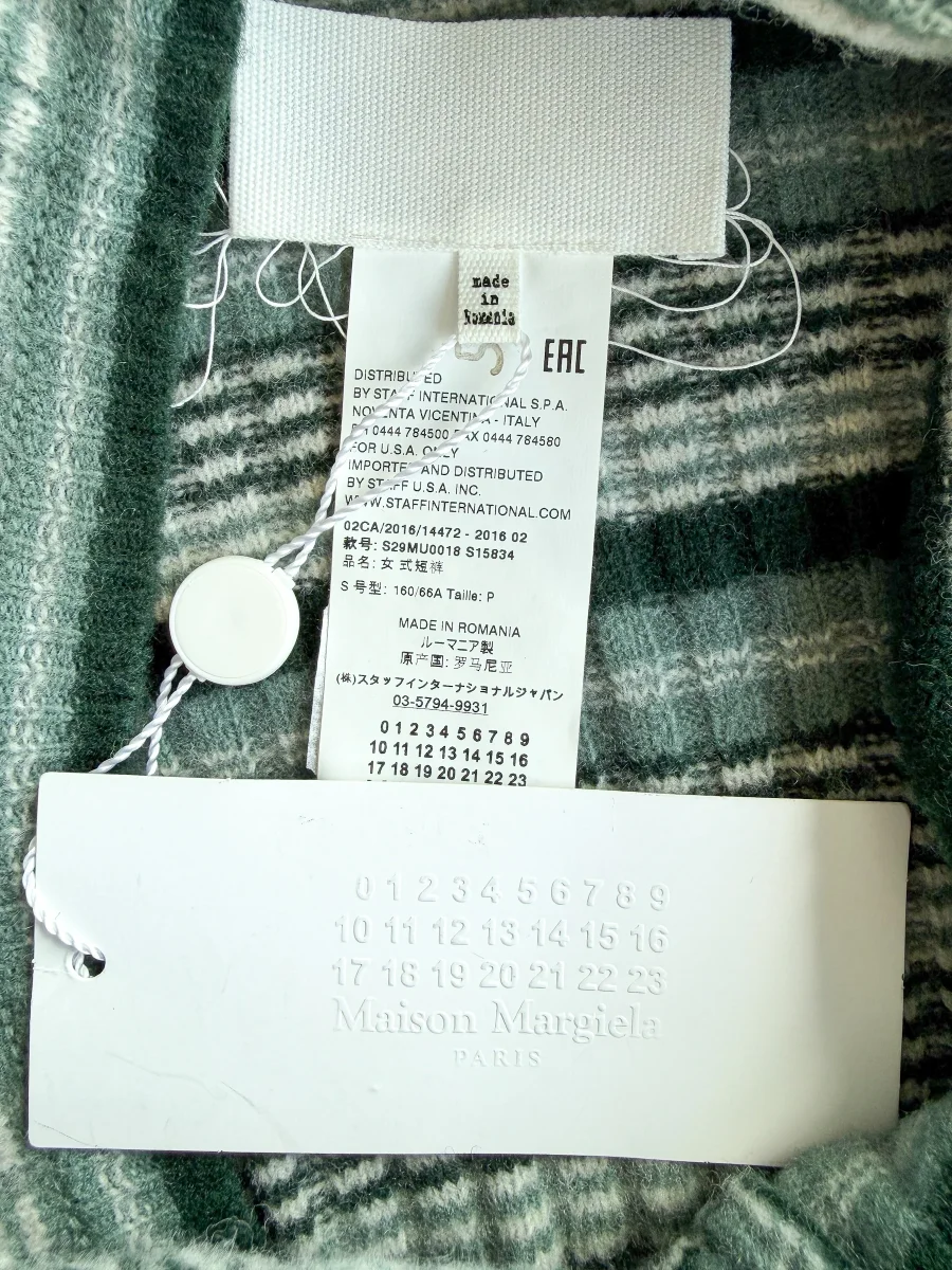 Maison Margiela Striped Knitted Micro Mini Shorts - Imagen 5