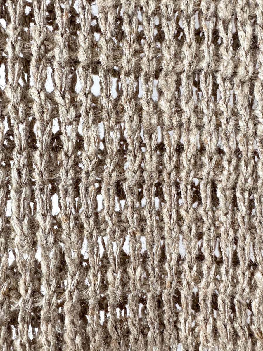 Brunello Cucinelli Beige Crochet Open Knit Linen Silk Blend Sleeveless Midi Dress - Imagen 8
