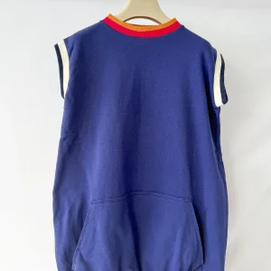 Marni Purple Multicolour Detail Sleeveless Sweatshirt