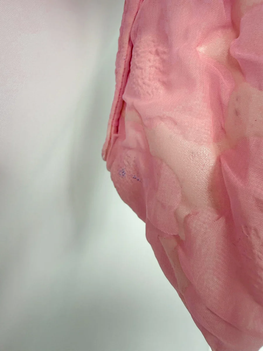 Marni Pink Floral Jacquard Quilted Jacket (IMPERFECT) - Imagen 9