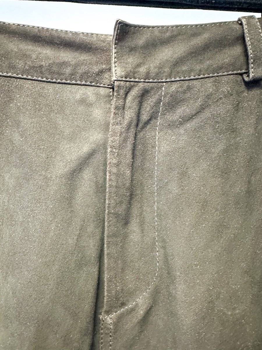 Sea New York Brown Suede Leather A-line Skirt - Imagen 3