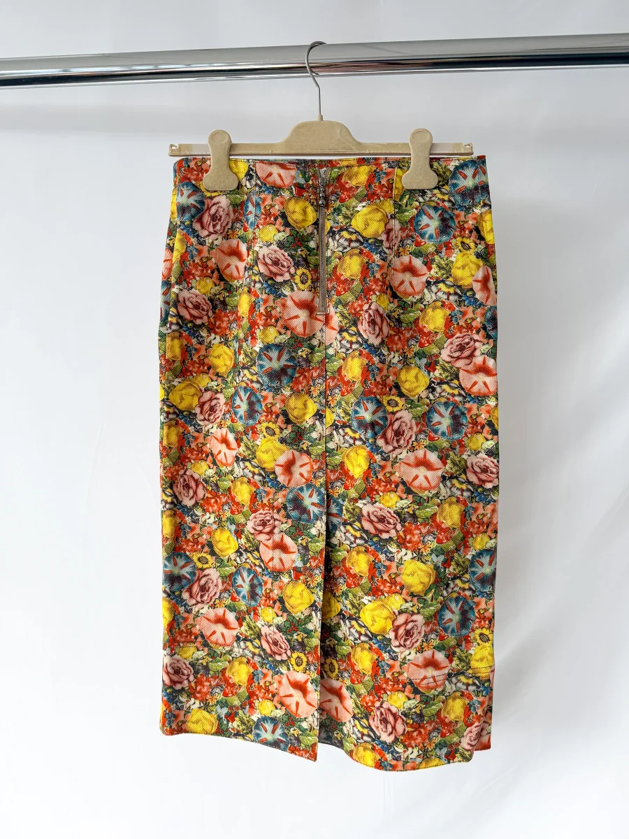 Marni Floral Multicolour Pencil Skirt - Imagen 5