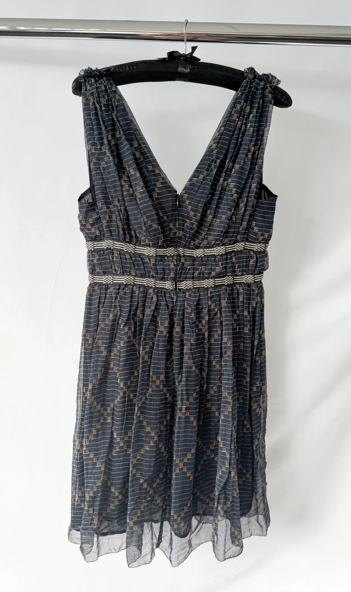 Isabel Marant Etoile Chiffon Sleeveless V-Neck Dress - Imagen 5