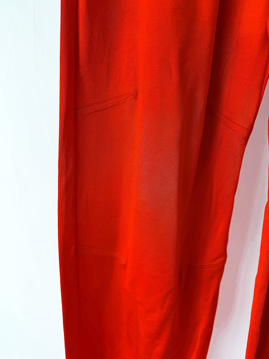 MM6 Maison Margiela Red Elastic Waist Straight Leg Trousers - Imagen 3