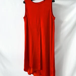 MM6 Maison Margiela Red Asymmetric Tank Dress