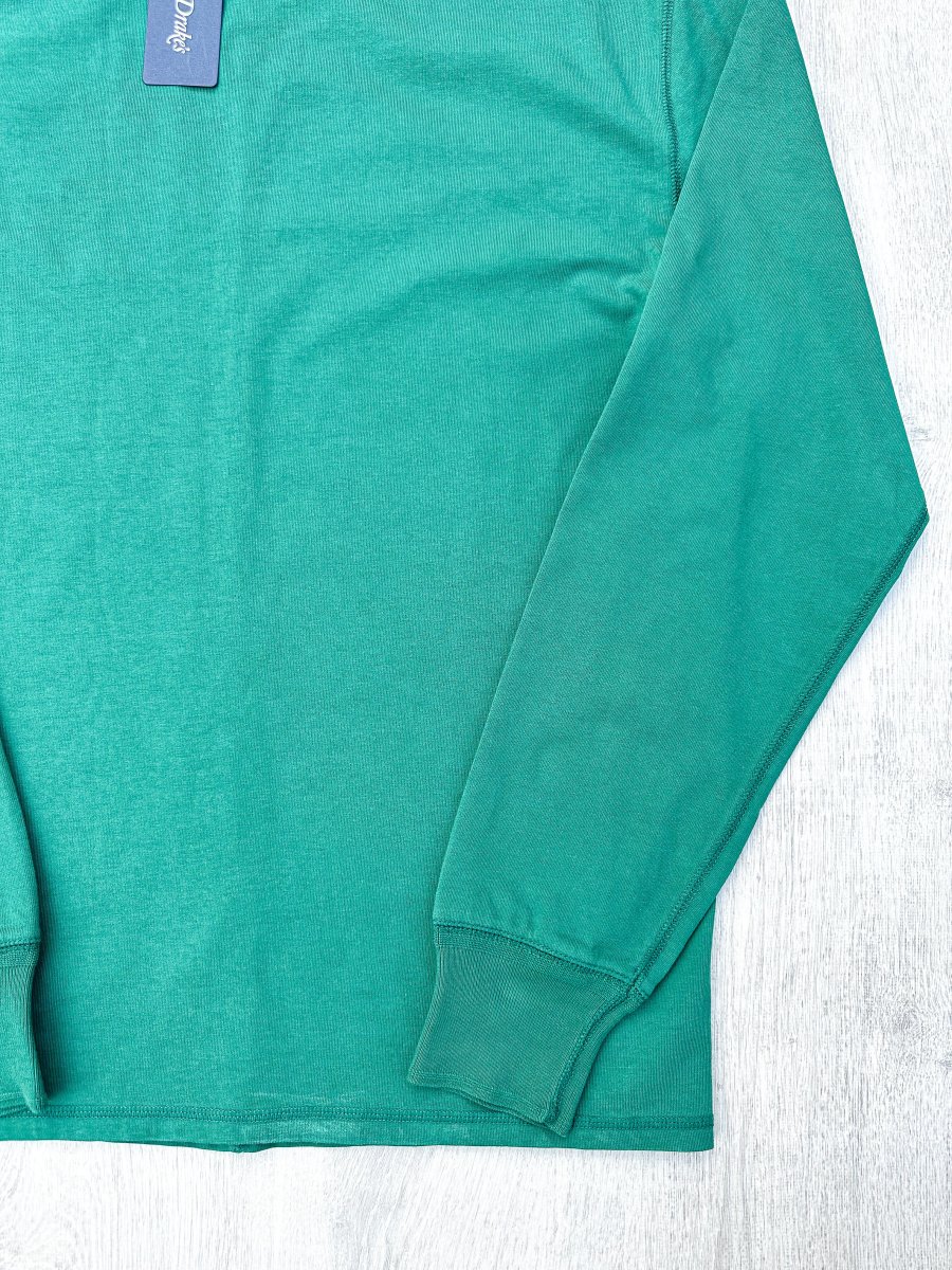 Drake's Green Long Sleeve Hiking Tee Shirt - Imagen 4