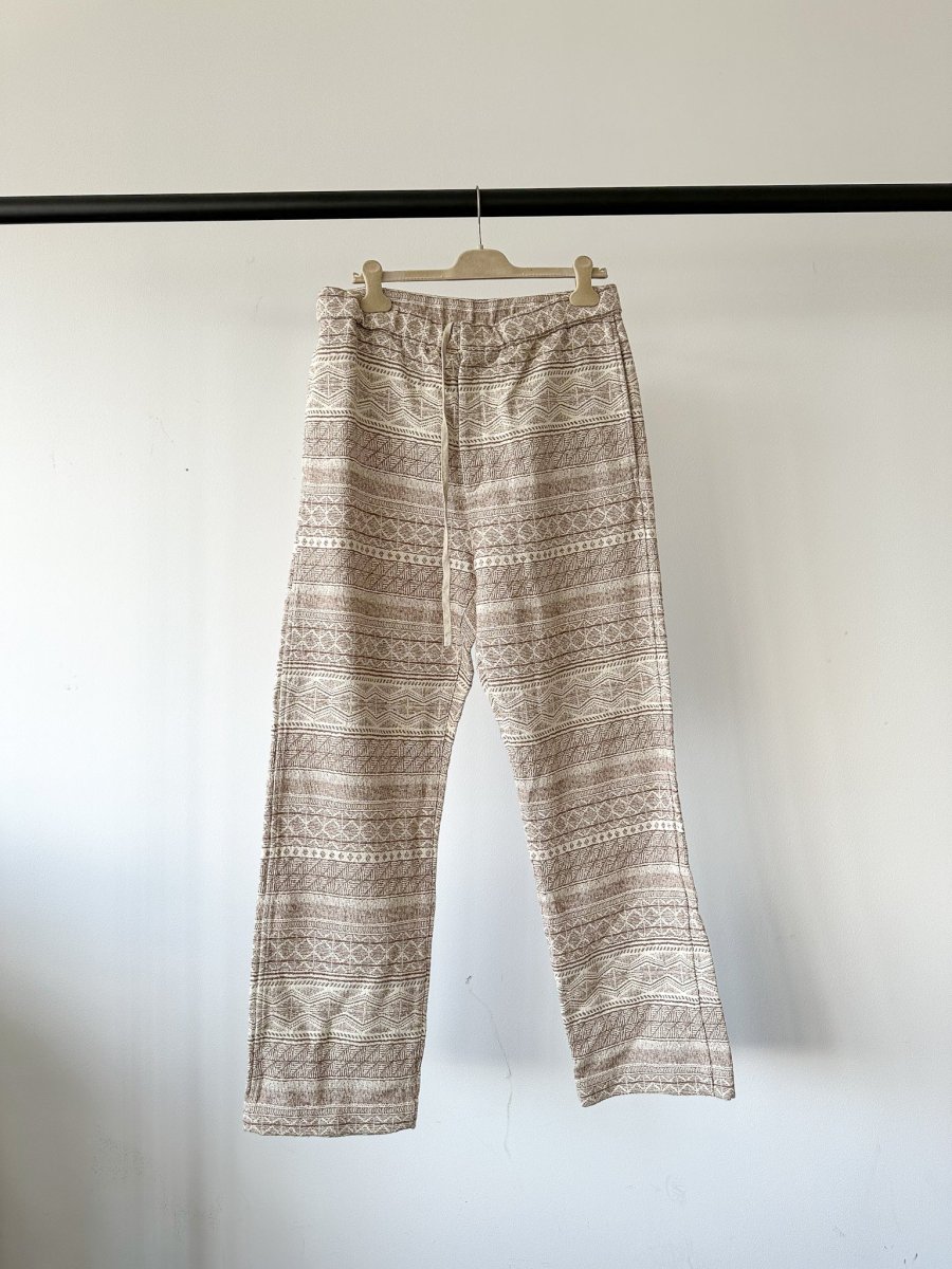 Snow Peak Cotton & Silk Jacquard Trousers - Imagen 2