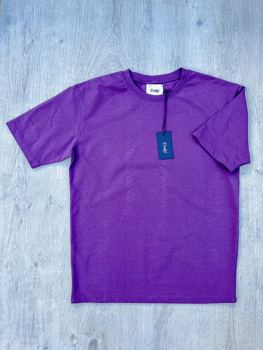 Drake's Plum Purple Short Sleeve Hiking Tee Shirt