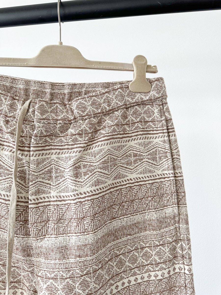 Snow Peak Cotton & Silk Jacquard Trousers - Imagen 5