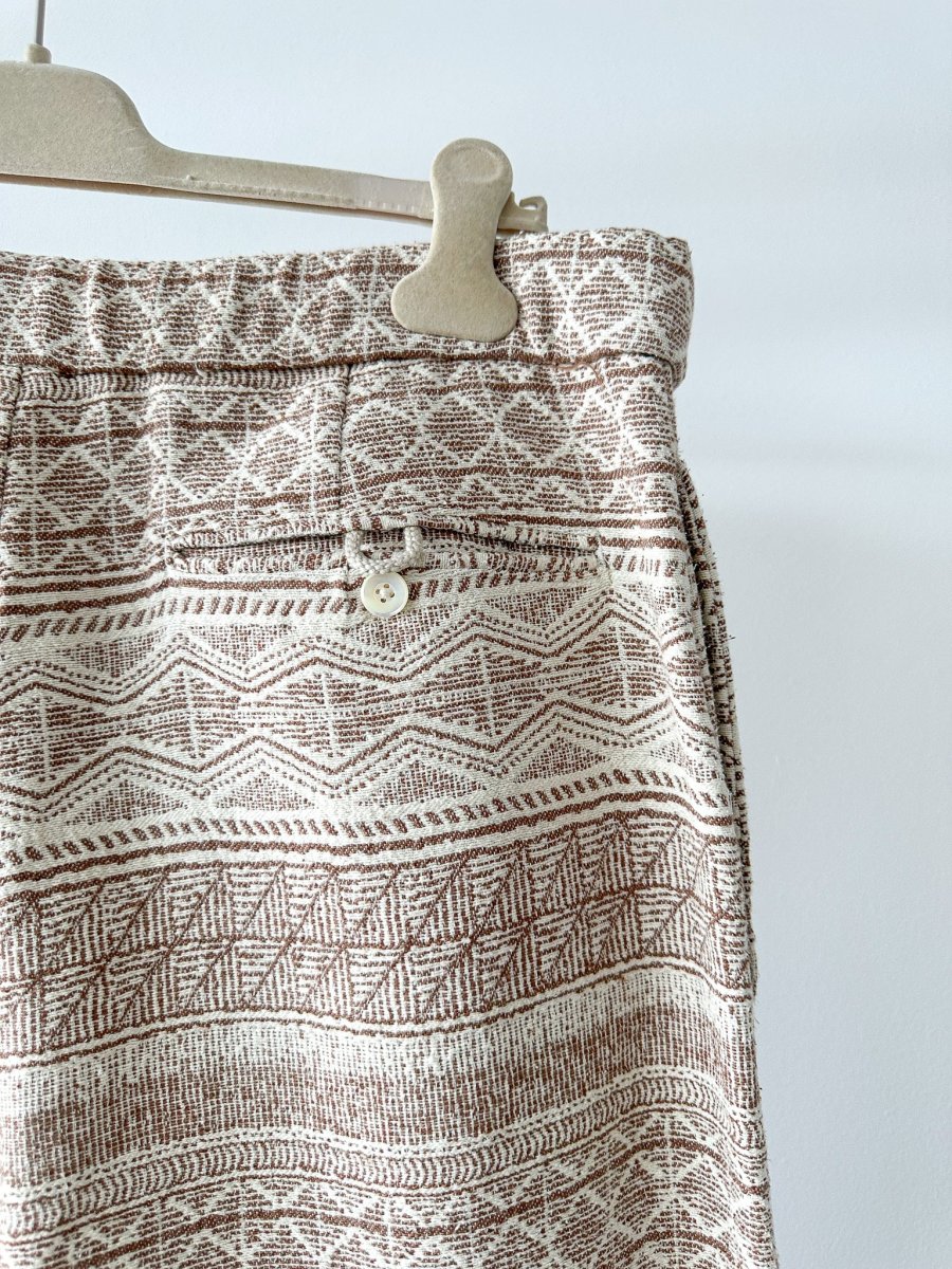 Snow Peak Cotton & Silk Jacquard Trousers - Imagen 8