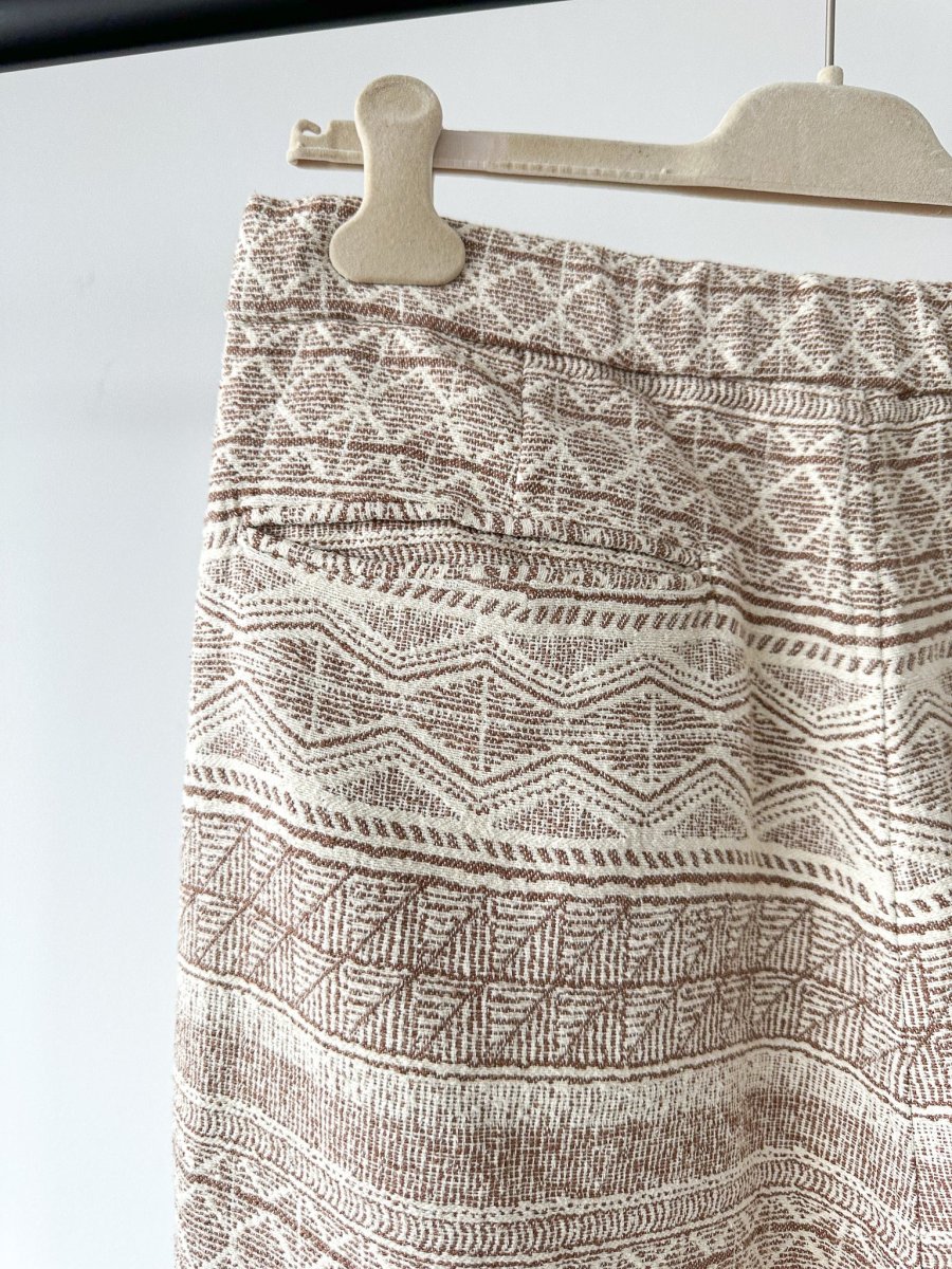 Snow Peak Cotton & Silk Jacquard Trousers - Imagen 9