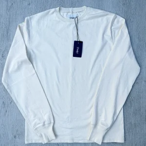 Drake's Ecru Long Sleeve Hiking Tee Shirt