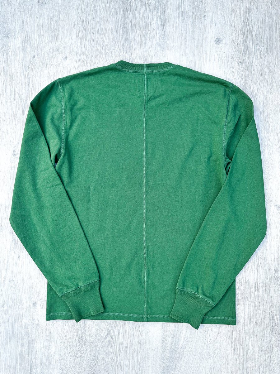 Drake's Dark Green Long Sleeve Hiking Tee Shirt - Imagen 6