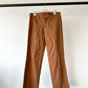Adjustable Costume Japan Cotton Canvas Brown Trousers