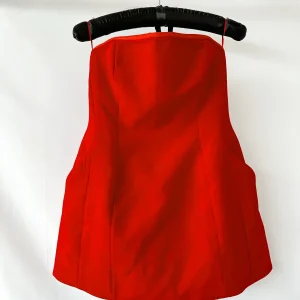 Bardot Red Karoline Hourglass Mini Dress