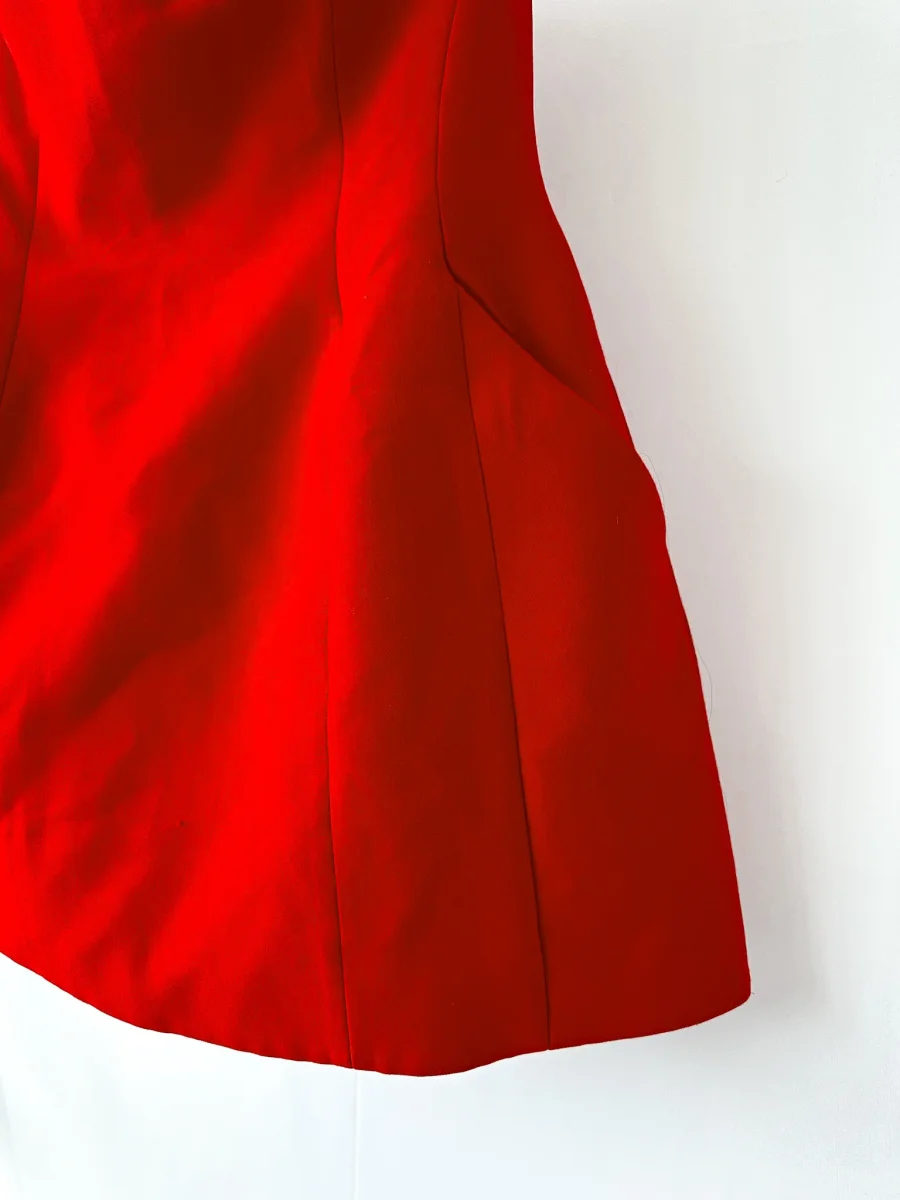 Bardot Red Karoline Hourglass Mini Dress - Imagen 4