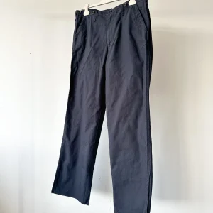 Adjustable Costume Japan Cotton Canvas Navy Trousers
