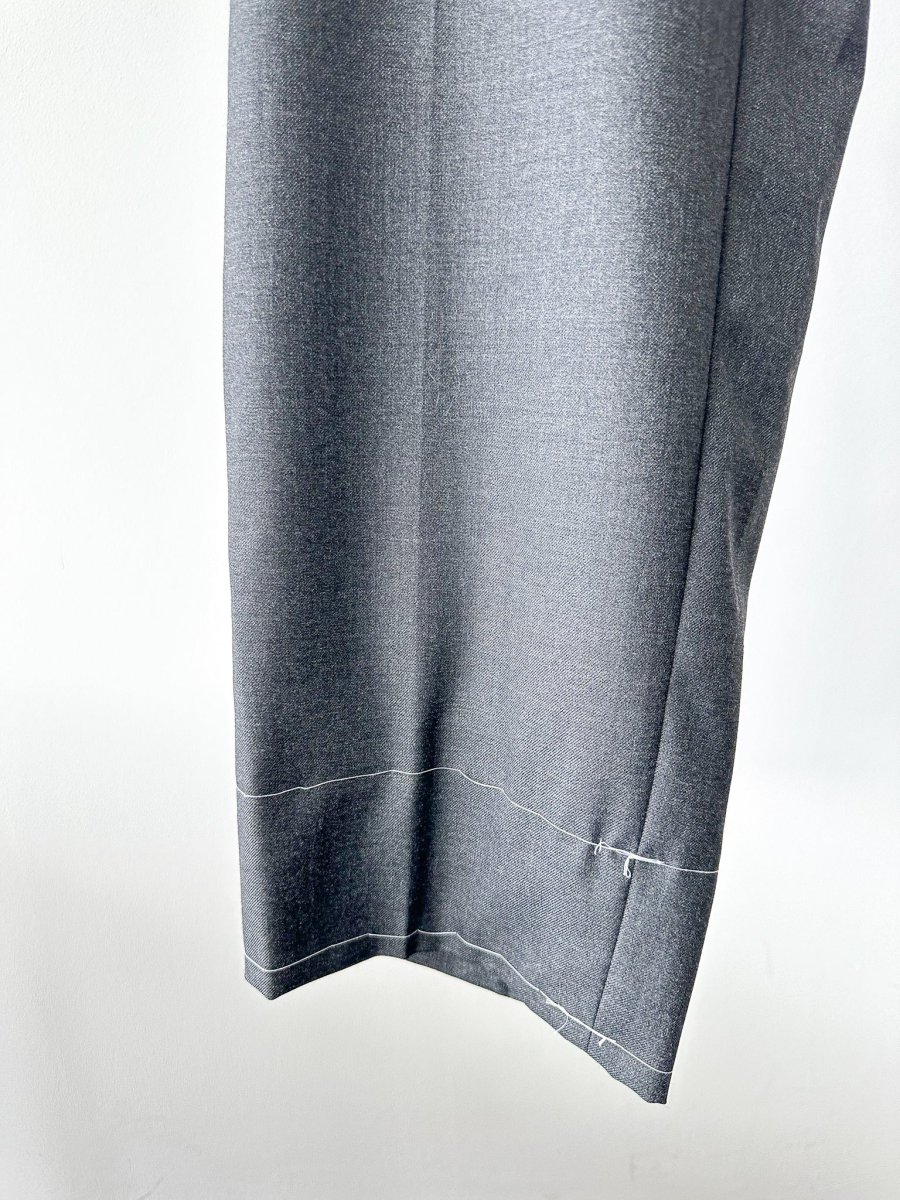 Drake's Grey Made To Order Trousers - Imagen 6