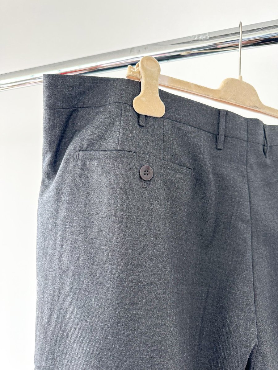 Drake's Grey Made To Order Trousers - Imagen 9