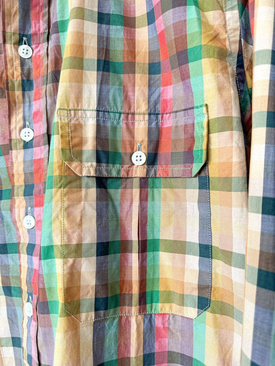 Drake's Multicoloured Checked Cotton Shirt - Imagen 4